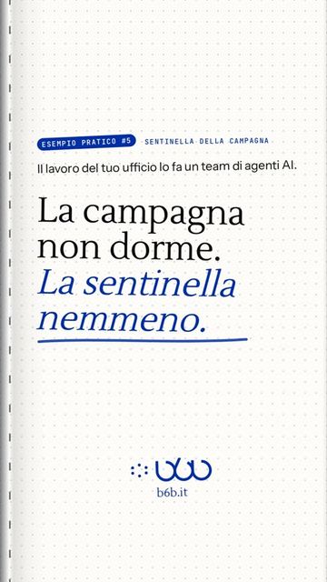 Pagina di apertura dell'esempio pratico 5: La campagna non dorme, la sentinella nemmeno.