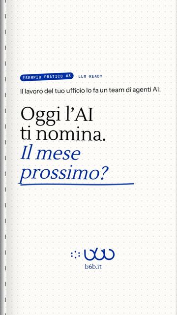 Pagina di apertura dell'esempio pratico 8: Oggi ti vedono. Il mese prossimo?